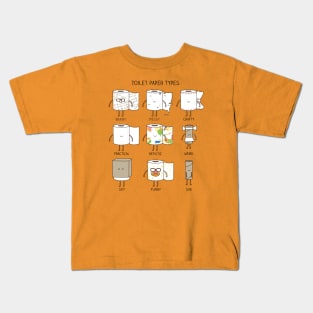 toilet paper types Kids T-Shirt